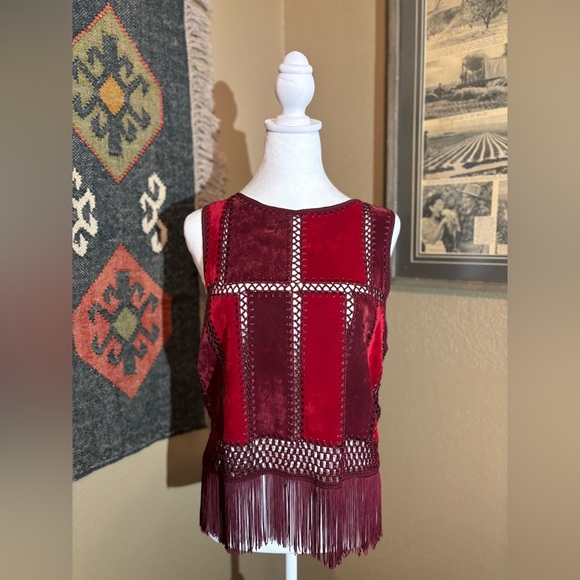 Boho Fringe Top - Picture 1 of 7